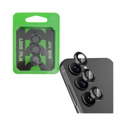 Protetor de Vidro da Câmera Traseira para Samsung Galaxy A37/A57 Preto